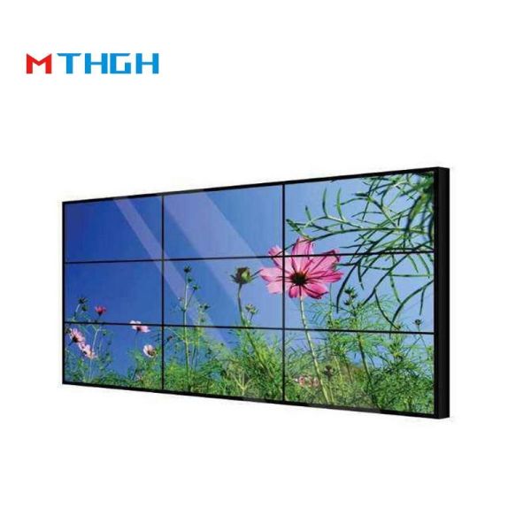 55 Inch LCD Splicing Screen with 500cd/m² Brightness and 1200:1 Contrast Ratio for Seamless Video Walls