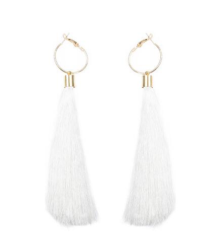 Lady's earrings tassel earrings