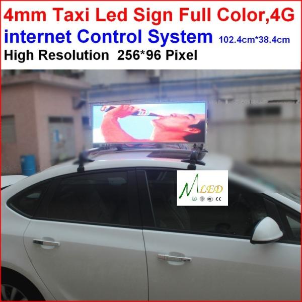 P5 Mm Outdoor Taxi Led Display SMD 2727 Super Brightness 6500cd Brightness