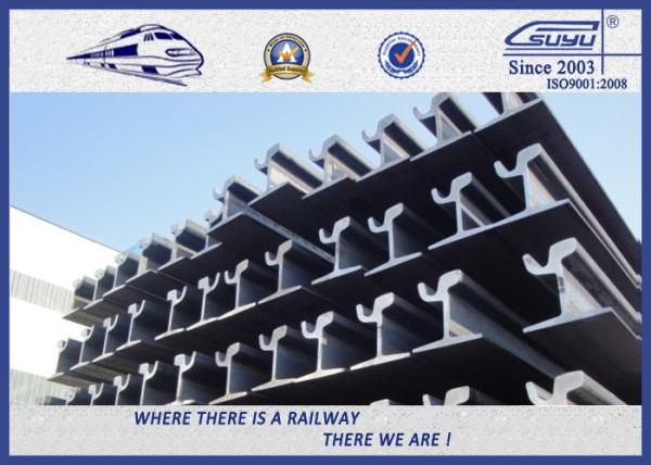 25m U75V 60R2 Steel Grooved track rails For Urban Tramway