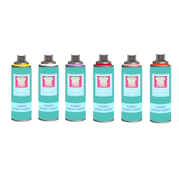 Silver Outdoor Fast Drying Fabric Spray Paint Male Valve 200Ml / Can