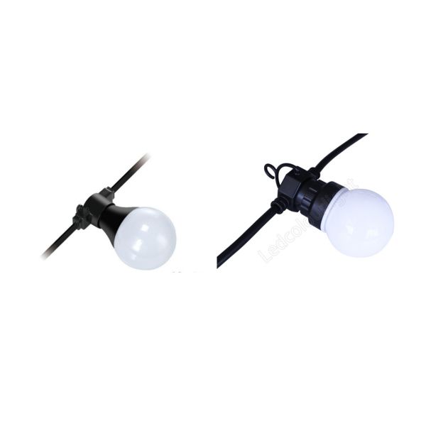 360 Degree 80mm DMX Bulb Light RGB RGBW Festoon LED Pixel String Light