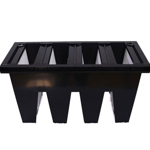 プラスチック フレームV銀行フィルターV/Wタイプ空気清浄器F6 F7 F8 F9