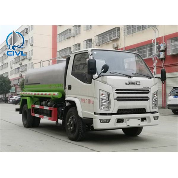 JMC / ISUZU 4 Tons Water Tanker Truck / 4x2 Light Sprinker Truck / Spray Trucks / Watering - Cart Vehicle / 85kw Engine