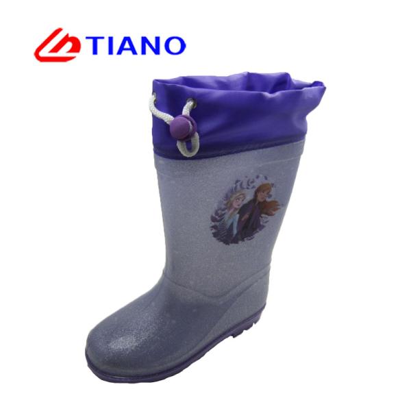 Girl'S EVA Foam Print Lining 25-33 PVC Rain Boots