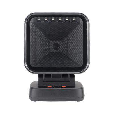 Fixed Platform Desktop Barcode Scanner Adjustable Omni Directional Scanner Wired