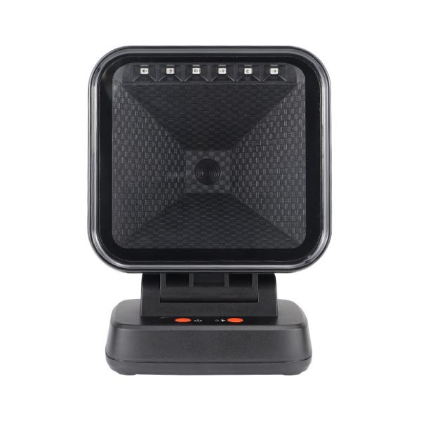 Fixed Platform Desktop Barcode Scanner Adjustable Omni Directional Scanner Wired