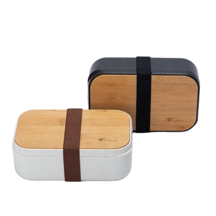 Free Sample Natural Environmental Friendly BPA Free Food Grade Bamboo Bento Lunch Box