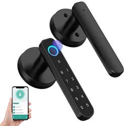 スマートフォン リモート アクセス TTLock デジタル ドアロック 1握り オープン ハンドルロック