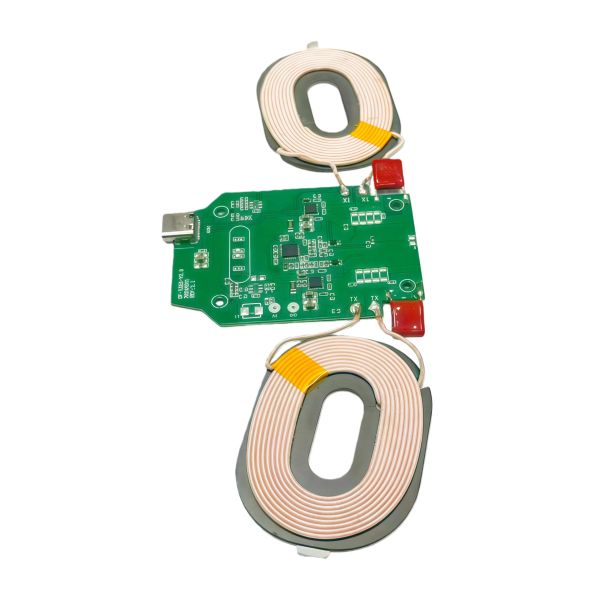 Dual Coil Wireless Charging Module with Fast Charging and 15W High-Speed for Two Phones PCB Assembly