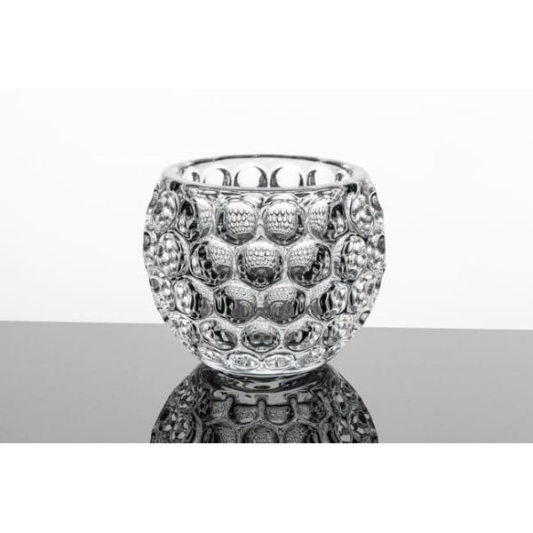 Crystal Clear Home Decoration Glass Vase Lead Free Machine Pressed