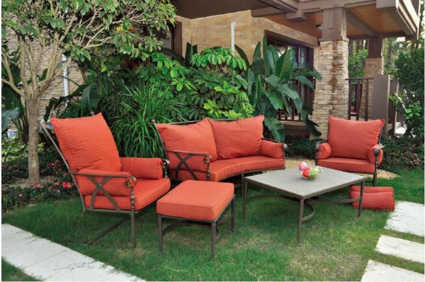 wrought iron beach/garden/patio chair-20019