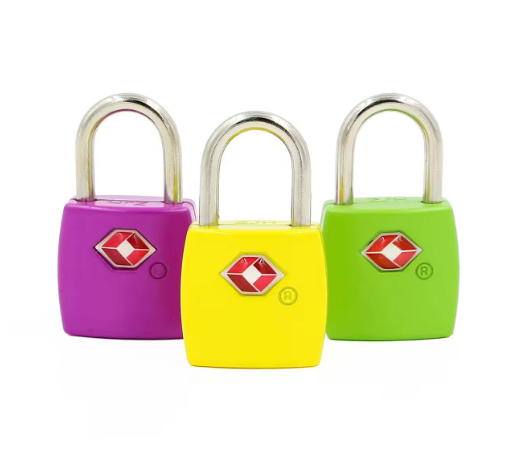 Biometric Wire Certified TSA Luggage Lock Combination 3 Dial