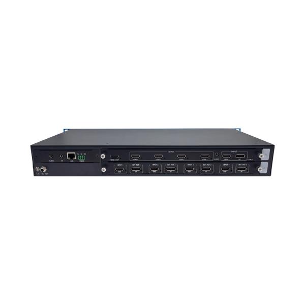 4K60 Projection Blender with Multi-Projector Edge Blending and Four 2K HDMI Outputs for Seamless Display