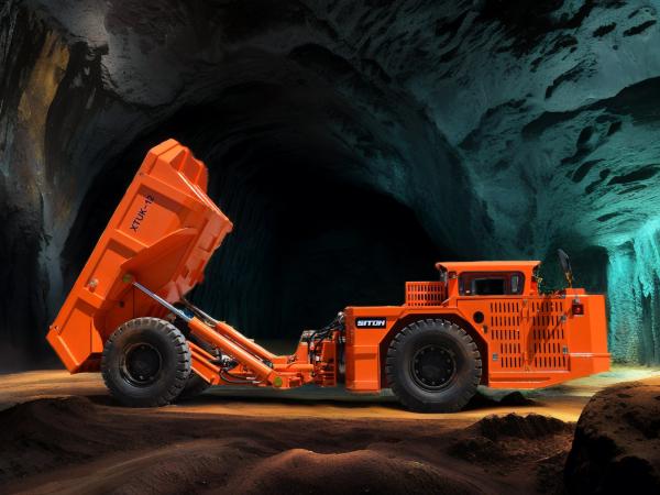 DERUI DRUK -12 Caminhão de mineração subterrânea de baixa poluição de alta potência