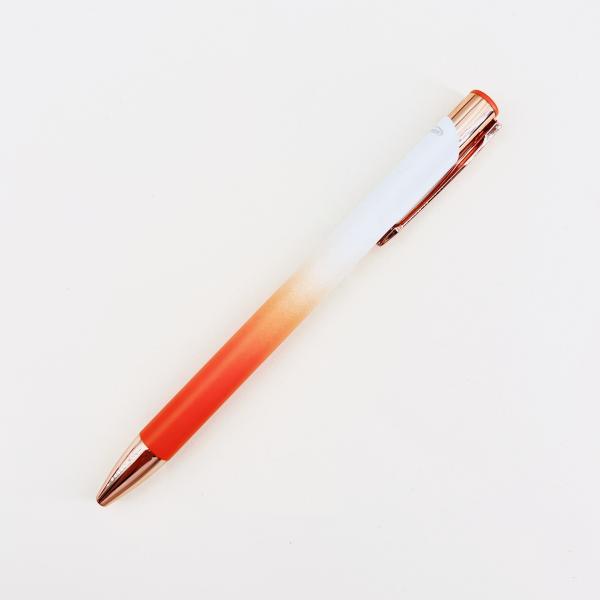 Creative Gradient Aluminum Ballpoint Pen Colorful Spray Painting 0.35mm Writing Pen