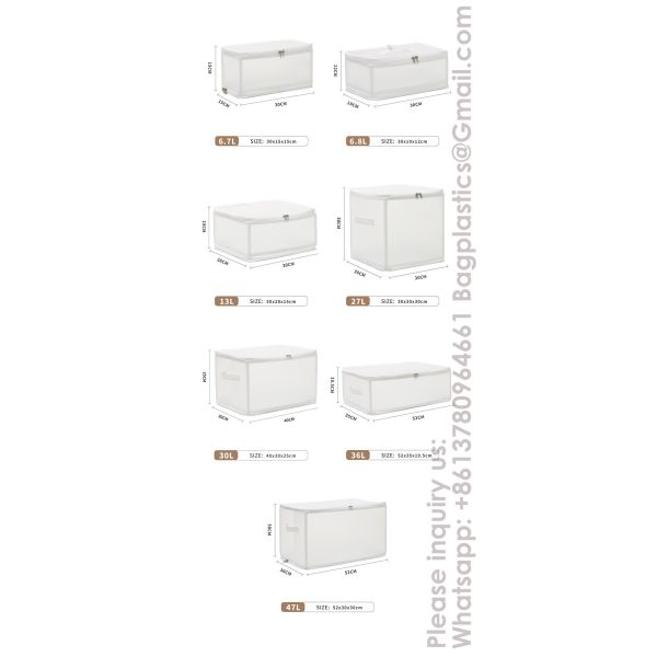 Heavy Duty Blanket Storage Bags Clothes Storage Foldable Closet Organizers Containers With Reinforced Handle For Clothing, Blanket, Comforters, Bed Sheets, Pillows And Toys