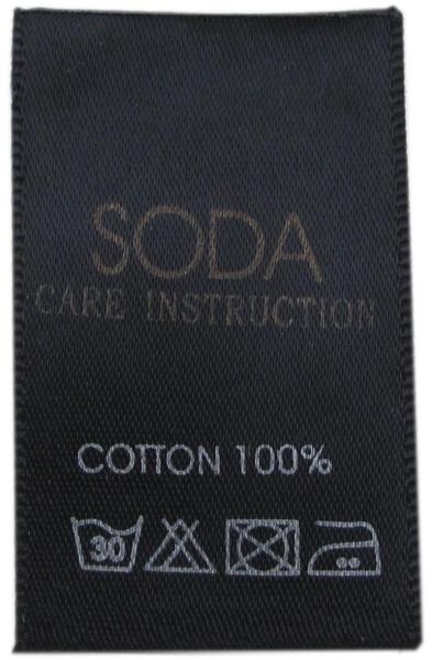 Brand Logo   Woven Clothes Label   End / Center Fold Woven Neck Labels