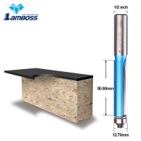 Bit de roteador de flauta recta Lamboss com roteador de roteador recto de lâmina de 1/2