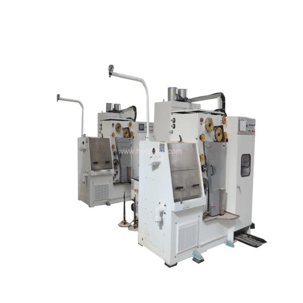 Copper Conductor Fine Wire Drawing Machine With Annealer 1.2mm-0.4mm