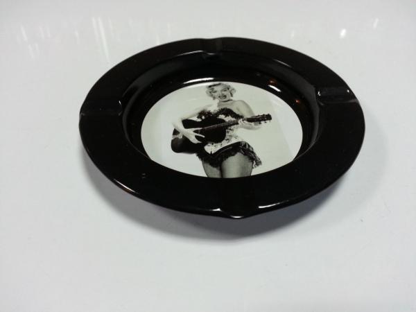 Impresso em volta da bandeja preta do serviço da placa de lata do metal para o alimento/água