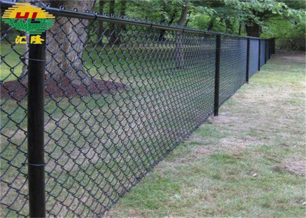 Tecido para cerca de elo de corrente de aço revestido de vinil 10 Gauge 4 Ft H X 45 Ft W
