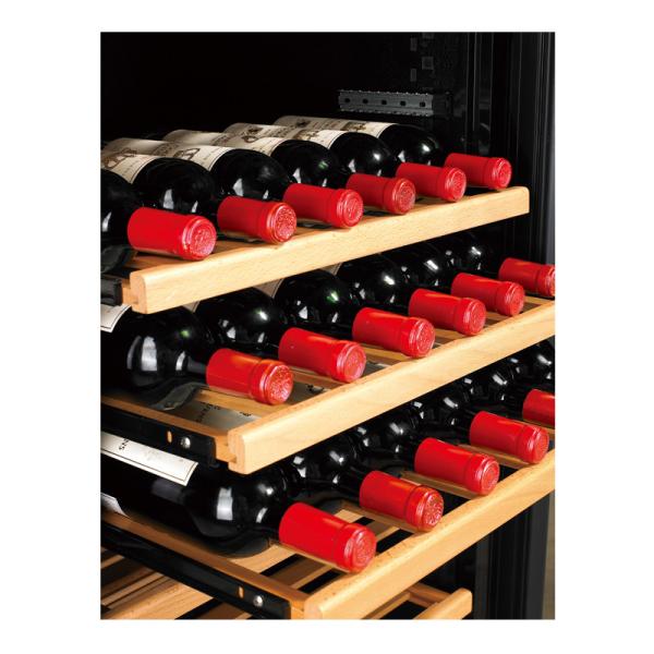 Soundless Freestanding Wine Cooler Fridge , 160W Under Counter Wine Refrigerator