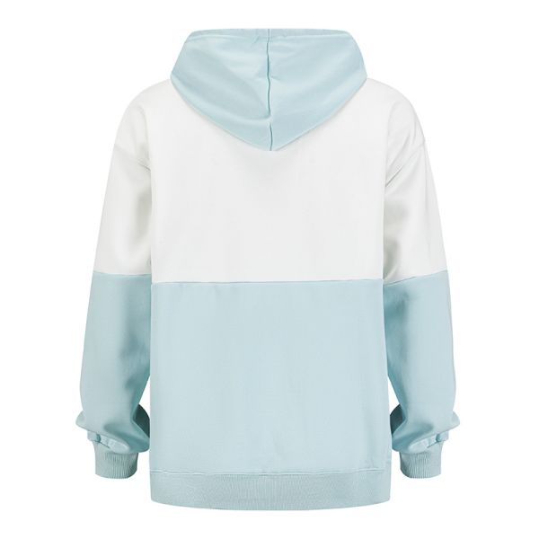 Men's Colorblock Hoodie with Rock Zeal Graphic Print in Soft Cotton-Polyester Blend and Kangaroo Pocket