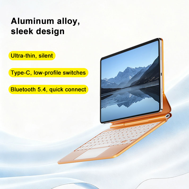 Universal Magnetic Keyboard Case with Trackpad for iPad Air 13