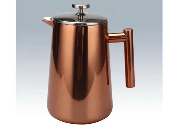 Double Wall S S French Press Pot Teapot 12/17/27/34/51oz