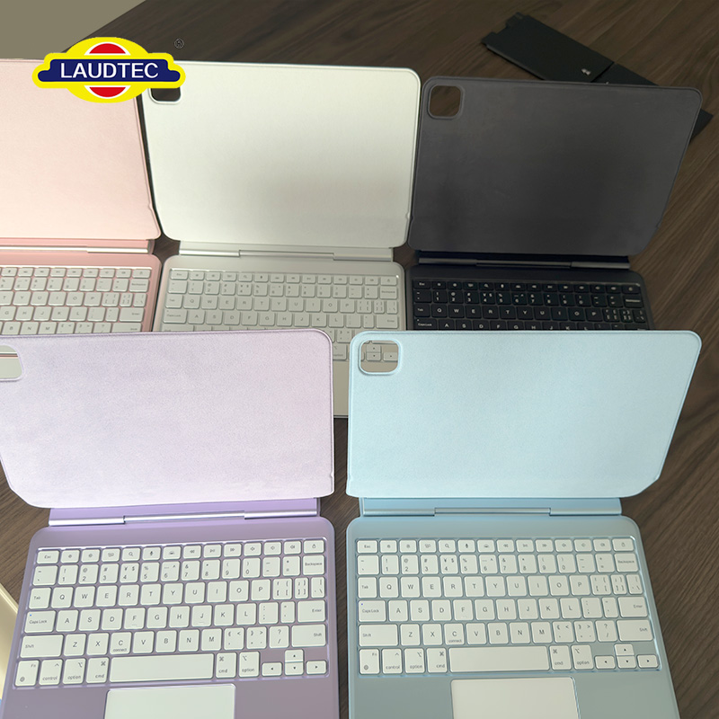 Aluminum Alloy Waterproof Ultra-Slim Backlit Keyboard Case for iPad 11/12.9/13 BT Smart Keyboard Cover OEM Supported