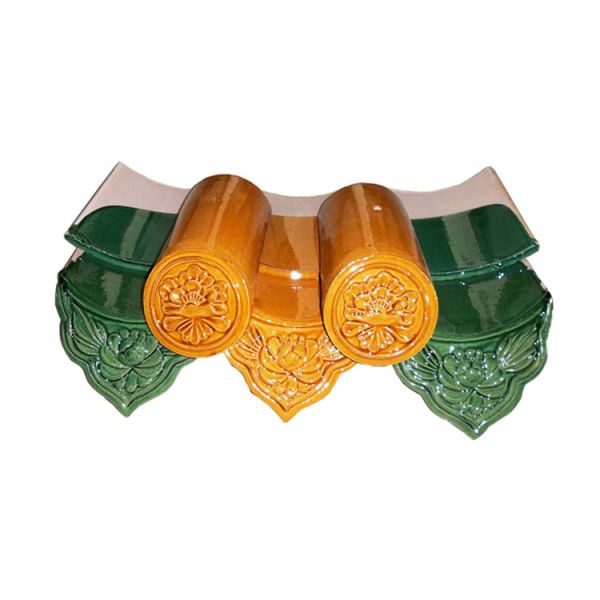 Figuras chinesas Dragon Glazed Traditional Decoration do telhado do miradouro exterior