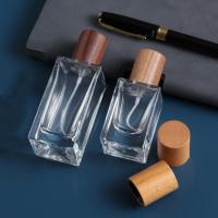 Superfície à prova de choque do decalque do OEM 8.7cm 30ml Crystal Glass Bottles Cosmetic Perfume