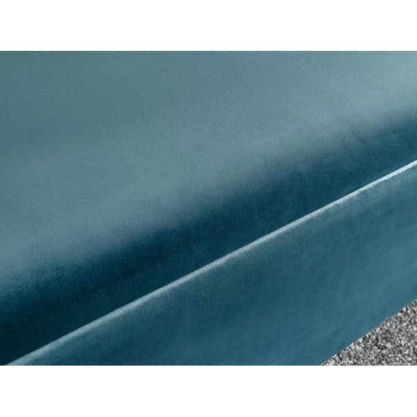 Upholstered Blue Living Room Storage Ottoman Practical For Home Office