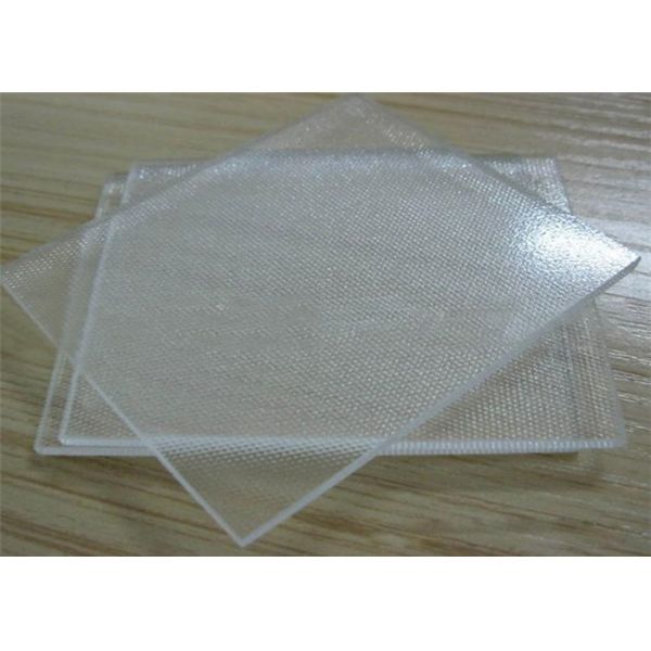 Fully Tempered Low Iron Solar Glass Size Customized For Solar Water Heater and collectors
