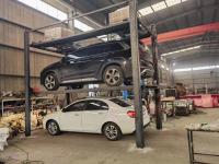 4 Post Triple Cars Parking Lift Cars Storage System 3 Cars Parking Lift