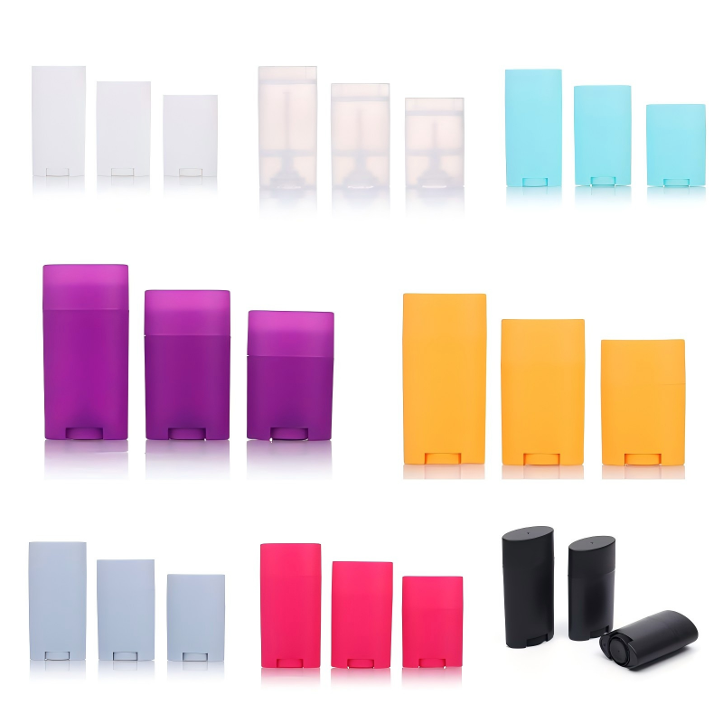 PP Material 35g 50g 70g Empty Deodorant Stick with Silk Printing and Hot Stamping for Customized Packaging