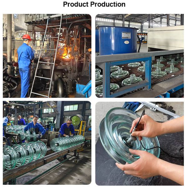 CTV254 Reliable Glass Suspension Insulators High Strength Standard Glass Transformer Insulator