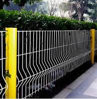 Cercas de seguridad de malla V amarilla paneles de cercas metálicas galvanizadas en caliente