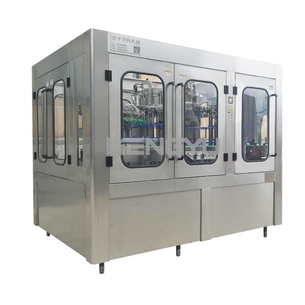 Hengyu  Complete CSD Automatic Liquid Soft Drink Soda Filling Machine Carbonated Water Filling Machine