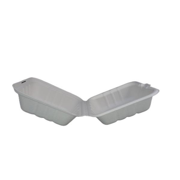 Sugarcane Bagasse Biodegradable Clamshell Food Containers 9'' X 7''
