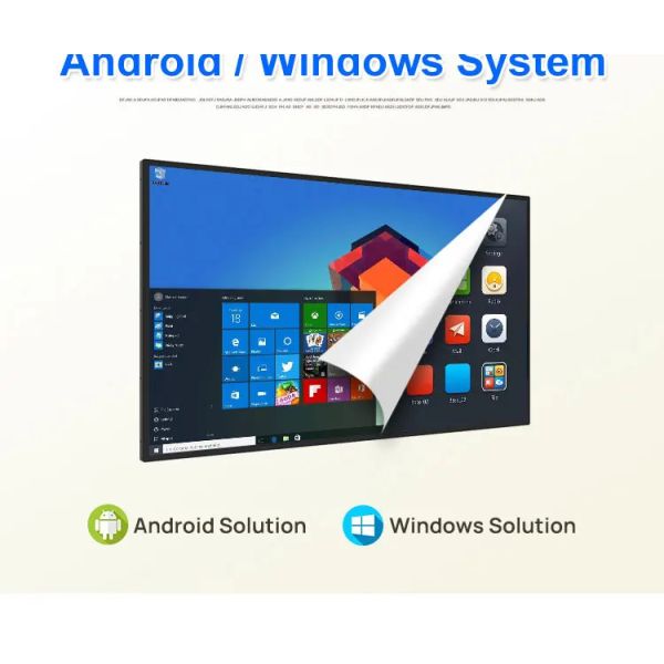 AC100-240V Настенная цифровая вывеска 1920x1080 Разрешение 178 градусов Угол просмотра