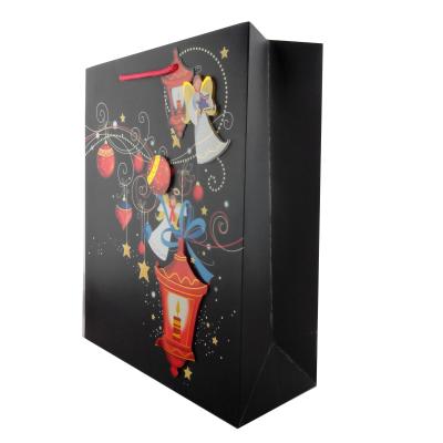 Paper Material and Accept Custom Order paper bags for christmas gifts
