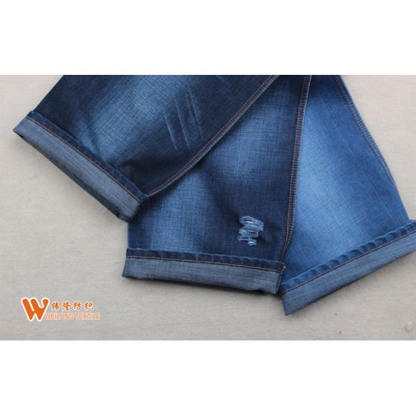 Factory Low Prices Indigo Woven Denim Jeans Twill Woven Fabric