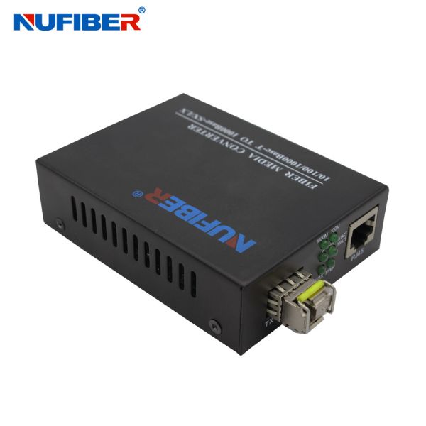 Gigabit SFP Slot Optic Media Converter 10/100/1000M SFP to UTP Ethernet Converter 5V1A