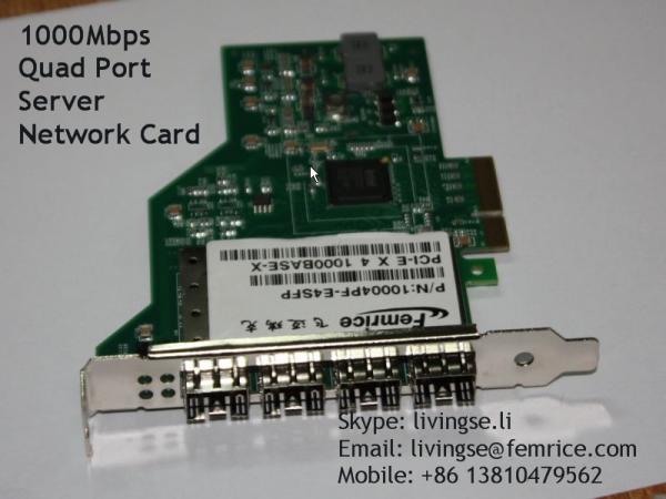 IEEE802.3 Network Standard 1000Mbps Ethernet fiber optical network adapter