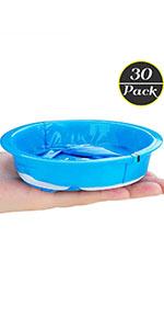 Emesis Bag, Disposable Vomit Bags, Aircraft & Car Sickness Bag, Nausea Bags For Travel Motion Sickness (Blue)