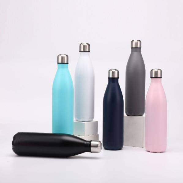 Protecção contra vazamentos Dupla parede Bottle de água isolada 17oz 500ml Colorido Manter quente Esportes frios