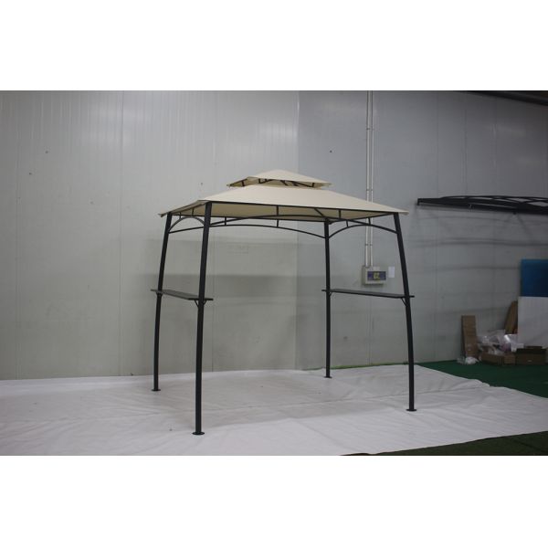 Customizable Metal Frame Garden BBQ Grill Gazebo for Outdoor Entertaining