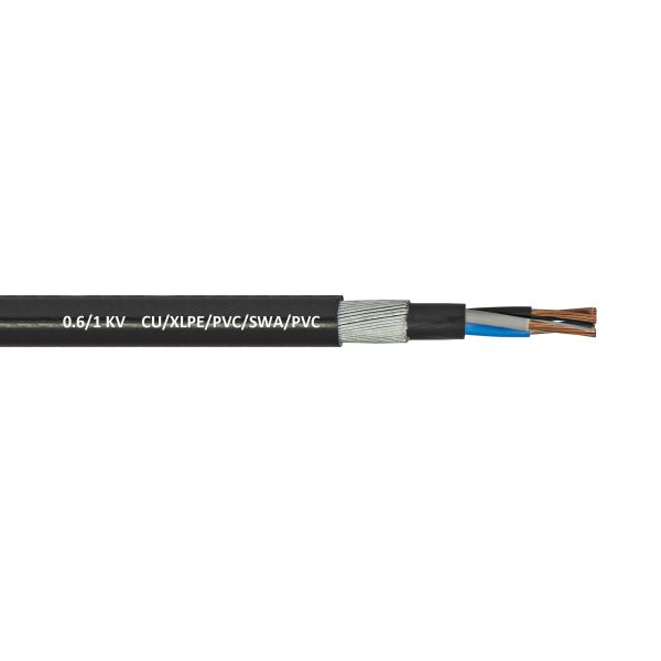 1 KV Cu SWA BS 5467 Low Voltage Cable , XLPE PVC Industrial Electrical Cable